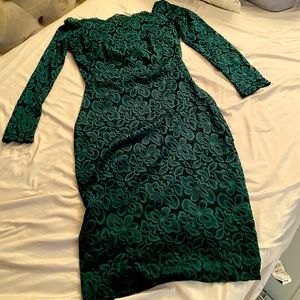 Sexy, Lace Off the Shoulder Cocktail Pencil Dress